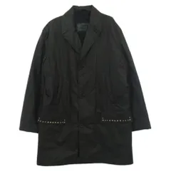 Gianni Versace ジャンニ・ヴェルサーチ スタッズ付き 中綿チェスターコート ブラック系 48【中古】のサムネイル