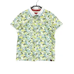 サイズ：1 NEW BALANCE GOLF ニューバランス  半袖ポロシャツ 総柄 イエロー系 [240101373632] ゴルフウェア レディース ストスト