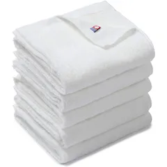 新品 今治タオル フェイスタオル 5枚セット (全15色) 綿100％ 240匁 約31×86cm 日本製 タオル 業務用 エステ サロン 洗顔 フェイシャルタオル 無地 介護 軽量薄手 速乾 高吸水 部屋干し 耐久性 プロ厳選 オフホワイト