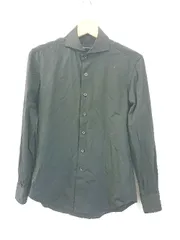 ◇ Θ green label relaxing UNITED ARROWS ストレッチ 長袖 シャツ サイズS ブラック系 メンズ E  【1507230006790】