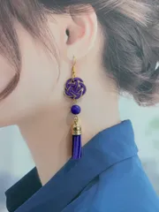 No.124 水引タッセルピアス