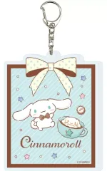 【中古】キーホルダー 02.チョコレートデザイン Bver.(公式イラスト) デカアクリルキーホルダー 「サンリオキャラクターズ シナモロール」