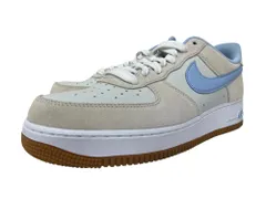 NIKE (ナイキ) AIR FORCE1 07 LV8 エアフォース ワン ローカットスニーカー IB6388-002 28cm US10 ベージュ×ライトブルー メンズ/043