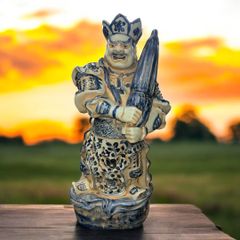 某有名骨董市買入 中国 貴人 龍 染付 大明宣徳年製 中国美術 賢人 武人 中国漢人 中国雑貨 陶器 希少
