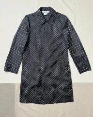 コムデギャルソンCOMME des GARÇONS ウールロングピーコート L COMME des GARCONS HOMME ウールサージ縮絨コートスタイル
