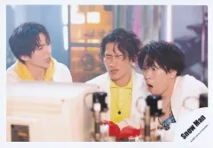 【中古】生写真(ジャニーズ) Snow Man/深澤辰哉・岩本照・宮舘涼太/横型・バストアップ/アルバム「i DO ME」MV＆ジャケ写オフショット/公式生写真