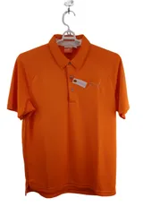 【美品】PUMA GOLF(プーマゴルフ) ポロシャツ オレンジ メンズ US S ゴルフ用品 2410-0887 中古