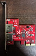eSATA 2ポートPCI Expressボード 送料無料 匿名配送
