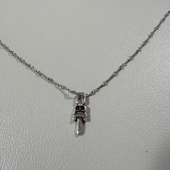 CHシルバー925 ペーパーチェーン クロスネックレス【希少モデル】 クロムハーツ CHシルバー925 ペーパーチェーン クロスネックレス