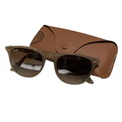 美品 Ray-Ban レイバン サングラス RB4259-F ブラウンレンズ ポリッシュ ベージュ メンズ レディース 古着 中古 USED