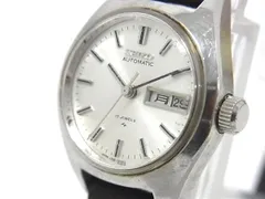 SEIKO セイコー 17jewels SS×レザー  自動巻き 腕時計 ウォッチ メンズ レディース シルバー系×ブラック系 DK3198