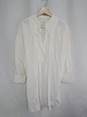 ◇ ⊂ ZARA ザラ 長袖 ロングチュニック サイズUSA/XS-S アイボリー レディース E  【1409100013849】