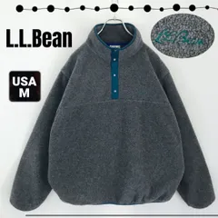 MADE IN USA希少L.L.Beanプルオーバーフリースジャケットお勧め美品XL紫スナップTパープル正規エルエルビーン米国製 90s アメリカ製  エルエルビーン ウォームアップジャケット