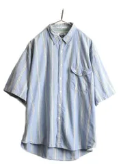 【お得なクーポン配布中!】 90s ドッカーズ リーバイス ストライプ 半袖 シャンブレー シャツ XL