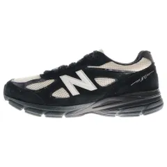 New Balance (ニューバランス) ×Joe Freshgoods 990V4 ×ジョーフレッシュグッズ Nロゴ メッシュローカットスニーカー ブラック/ホワイト US10.5/28.5cm U990JS4