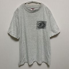 希少 エッシャー Tシャツ ONEITA 80s 90s スカルアイ スカル 両面プリント アート Lサイズ