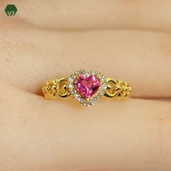 【30-17】サファイア　ダイヤモンド　リング　S0.5ct D0.37ct 30-17】サファイア ダイヤモンド リング S0.5ct D0.37ct【中古