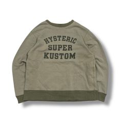 90's Hysteric Glamour Sweatshirt "SUPER KUSTOM"