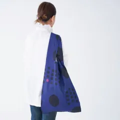 ☆ maru.navy ☆ 392plus m テープ収納エコバッグ BIG エコバッグ 折りたたみ コンパクト エコバック 392 plus m ビッグ 大容量 ショッピングバッグ お買い物バッグ お買い物バック おりたたみ 折り畳み サブバッグ サブバックのサムネイル