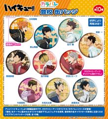 ハイキュー!! カラパレ 登校 缶バッジ BOX 5箱セット（全50個 