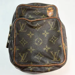 奈々様専用【送料無料】【訳あり】Louis Vuitton/ルイヴィトン/ミニアマゾン/モノグラム/ブラウン/ショルダーバッグ/肩掛けバッグ/紐なし/ちぎれあり/中古品
