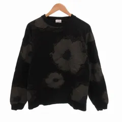 ジュンレッド JUNRed 美品 23SS インクフラワーBIGスウェット ユニセックス 花柄 プリント ANM-73010 L 黒 ブラック /HO◆ 1217のサムネイル