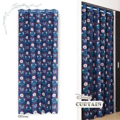 アコーディオンカーテン　目隠し　間仕切り　ディズニー　Disney　ミッキー&ミニー レトロフラワー　96x200cm　日本製　カーテン