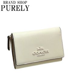 コーチ 財布 レディース COACH 折り財布 レザー マイクロ ウォレット CP260 SV/HA チョーク