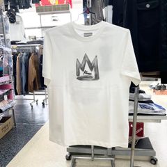 残り1点‼️MISHKA ミシカ⚫︎半袖　Tシャツ　クマ　クラウン　ホワイト　M L