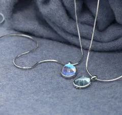 クーポンあり【人気商品】 ネックレス 一粒ネックレス 真鍮 ネックレス クリアストーンネックレス レディース シンプル デザインネックレス天然石風 雫型 ドロップネック  レス アクアマリン ムーンストーン 錆びない ネックレス 金属アレルギー p-0078