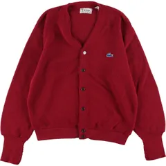 古着 70年代 ラコステ LACOSTE IZOD アクリルニットカーディガン ... 70年代 ラコステ LACOSTE IZOD アクリルニットカーディガン USA製 メンズS ヴィンテージ /eaa304877