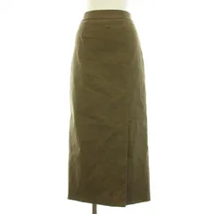 ガリャルダガランテ GALLARDAGALANTE リネンロングタイトスカート ロング マキシ 麻混 0 XS カーキ GGZ1091301A0004 /KL