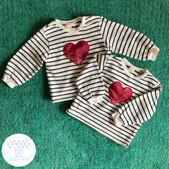 ★プティマイン　トレーナー　90サイズ　２枚セット　双子