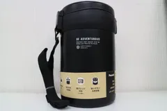 ピーコック ランチジャー 保温 マットブラック 1.8L ステンレスランチジャー ARL-18 BDのサムネイル