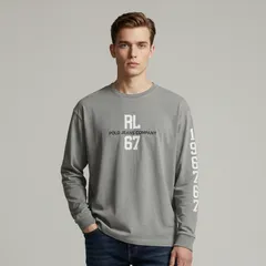 【90s POLO JEANS】 ラルフローレン スウェット グレー XXLのサムネイル