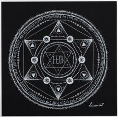 六芒星　曼荼羅アート『Feoh』