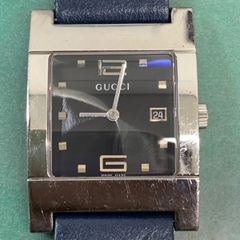 GUCCI G-Frame クォーツ 腕時計 ブラック ラバーベルト 稼働品 - メルカリ