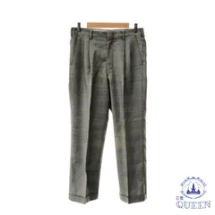 【訳アリ】 座出張 パンツ チノ フォーマル シンプル レディース チェック グレー 901-9839 送料無料 古着