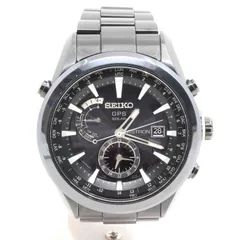 ITNQKCRM8PVY SEIKO セイコー アストロン SBXA007 7X52-0AA0 ブライトチタン ソーラーGPS デュアルタイム ブラック メンズ