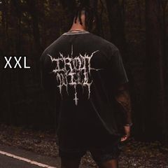 Cryptopsy バンT ボロ ダメージ加工 両面プリント Y2K グランジ - メルカリ