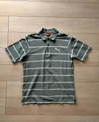 PUMA プーマ ボーダーポロシャツ O