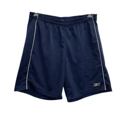 Reebok ショートパンツ M ネイビー リーボック メッシュ スポーティー 90s 古着卸 アメリカ仕入 2505-667