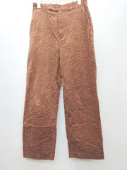 ◇ URBAN RESEARCH DOORS コーデュロイ シンプル 無地 ストレッチ パンツ サイズM ブラウン系 レディース P  【1308240011725】