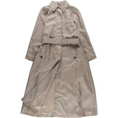 古着 アクアスキュータム Aquascutum ドット柄 ステンカラーコート バルマカーンコート カナダ製 レディースS相当/eaa579318のサムネイル