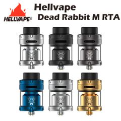 Hellvape Dead Rabbit M RTA 3ml メッシュコイル対応 リビルダブル アトマイザー ヘルベイプ デッドラビット エム タンク 電子たばこ 電子タバコ ベイプ シングル コイル ビルド 爆煙 Vape tank atomizer