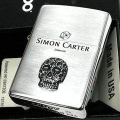 難アリ)zippo☆SIMON CARTER☆シルバーペイズリー☆BKライター - メルカリ