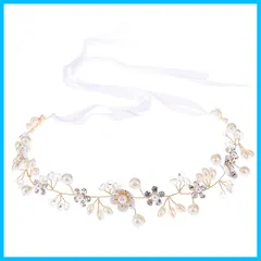 【人気商品】入学式 卒業式 発表会 ブライダル ヘアバンド フラワー 髪飾り 女の子 ラインストーン 花冠 カチューシャ 花飾り パール DFsucces