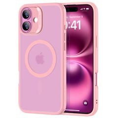 ケース対応 ケース対応 Classic いphone16 ケース ケース アイフォン16 ハイブリッドケース(HaloLock) iPhone16 iPhone16用マグネットスマホケース 耐衝撃 耐黄変 ライトピンク ワイヤレス充電対応 16 iPhoneのサムネイル