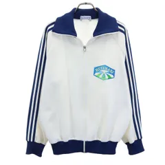 adidas アディダス 70s 80s ヴィンテージ トラックジャケット 4 白系 デサント ジャージ メンズ 古着