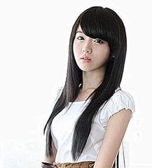 ロング ストレート ウィッグ コスチューム用小物 黒 フリーサイズ